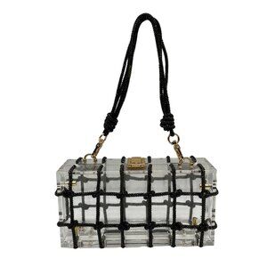 BC Bags Transparent Convertible Evening Bag